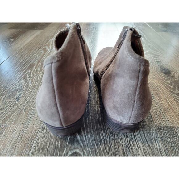 Lucky Brand Suede Women's Brown Booties size 11 #4 - Picture 4 of 7